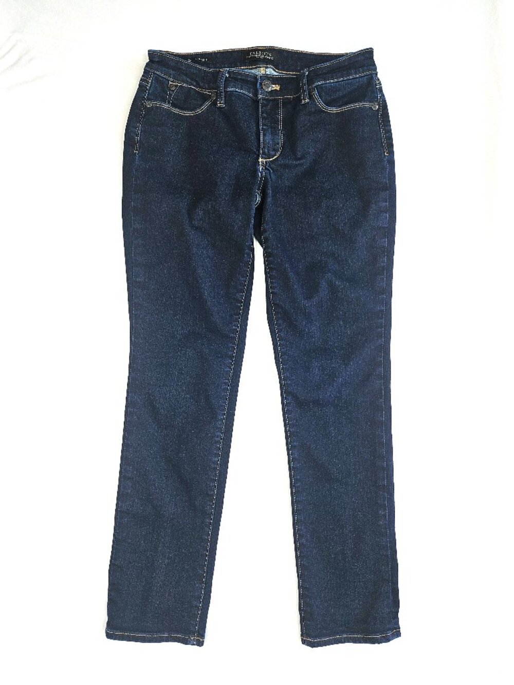 Talbots Flawless Five Pocket Straight Jeans I Size Petite 2P I NWOT I Dark Wash